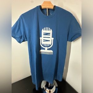 Vin Scully Dodgers‎ Microphone Baseballism Baseball T-Shirt Size Small